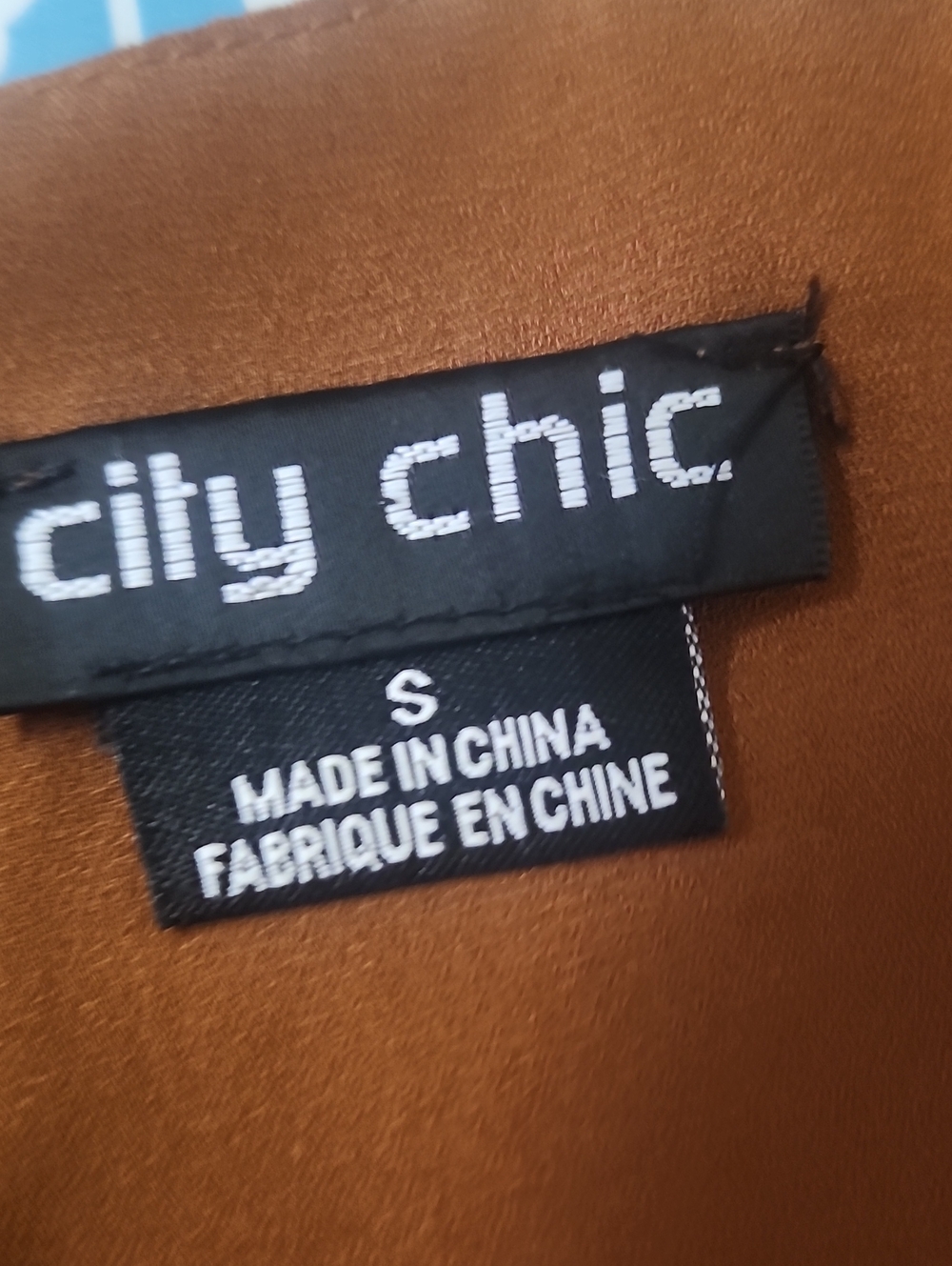City Chic Ruffle Teirs Flare Mini Dress Rust Size 16 Party Long Sleeves Fall - Picture 7 of 8